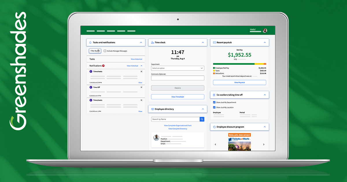 Greenshades Employee Login